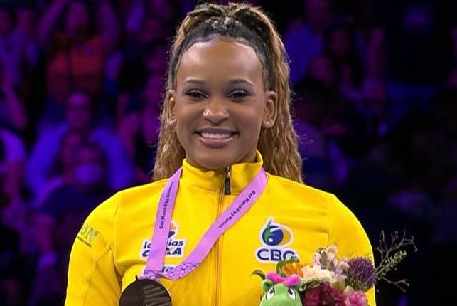 Brazilska gimnastičarka Rebeca Andrade osvojila je zlatnu medalju u finalu preskoka na Svjetskom prvenstvu