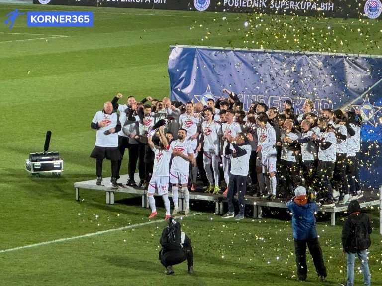 Zrinjski svladao Sarajevo 4:1 nakon jedanaesteraca i osvojio Superkup BiH.